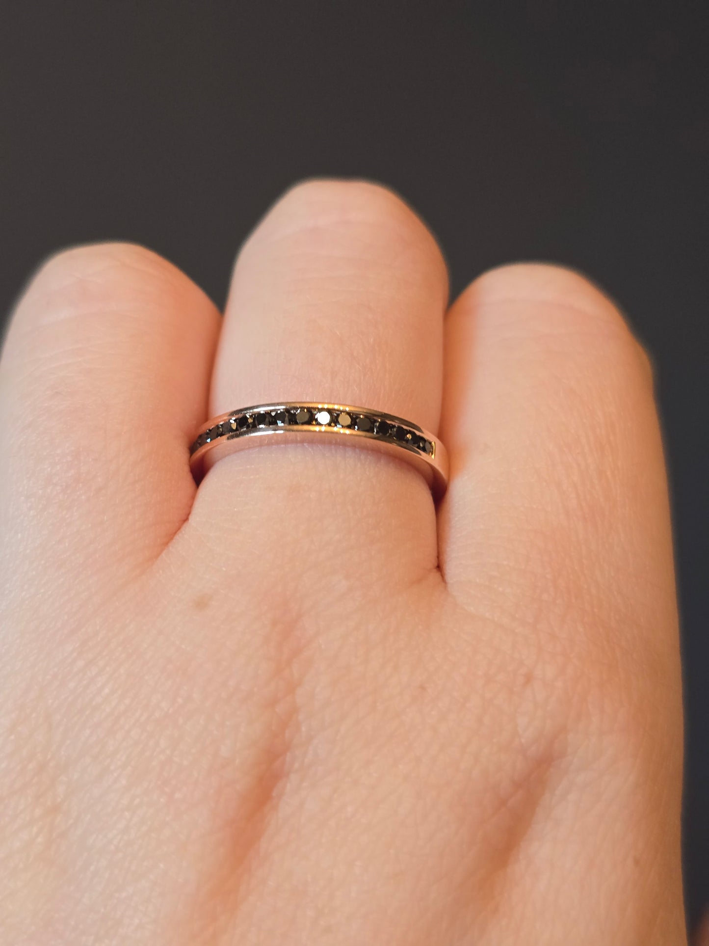 14K 0.25 CTW Fancy Color Diamond Ring in Rose Gold
