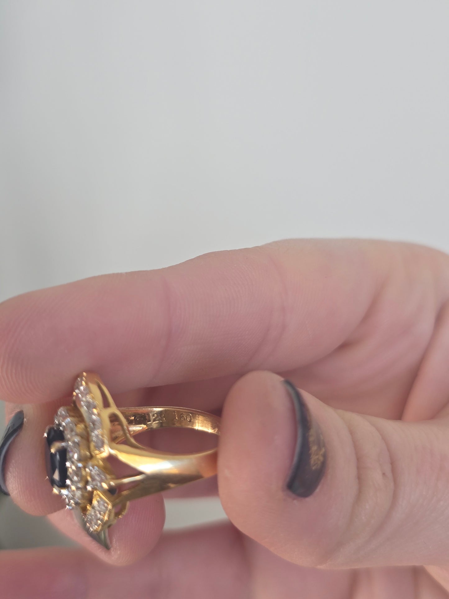 Vintage Sapphire and Diamond Ring