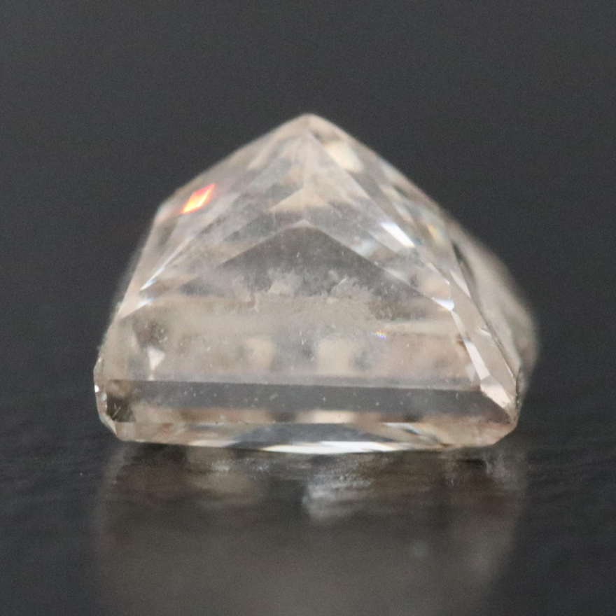 Natural 0.72 CT Square Cut Diamond