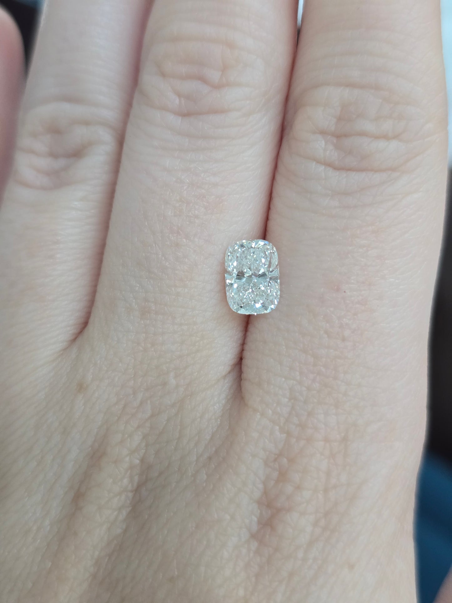 1.52ct Cushion Lab Grown Diamond with IGI Report