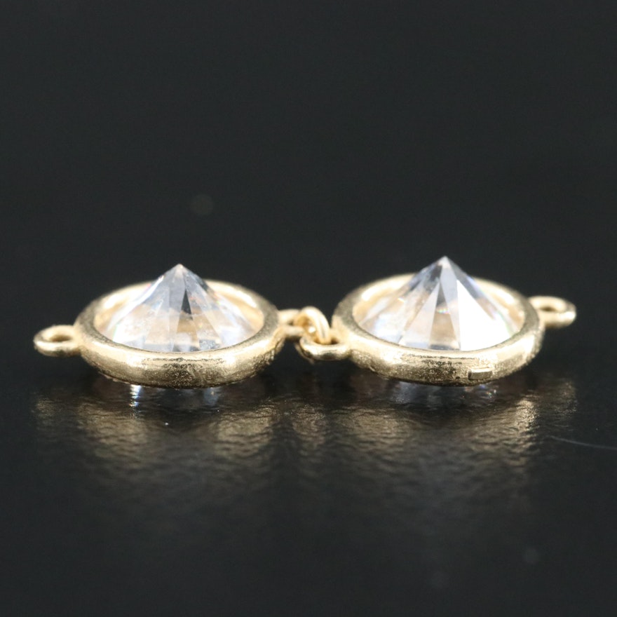14K 2.20 CTW Round Lab Grown Diamond Components