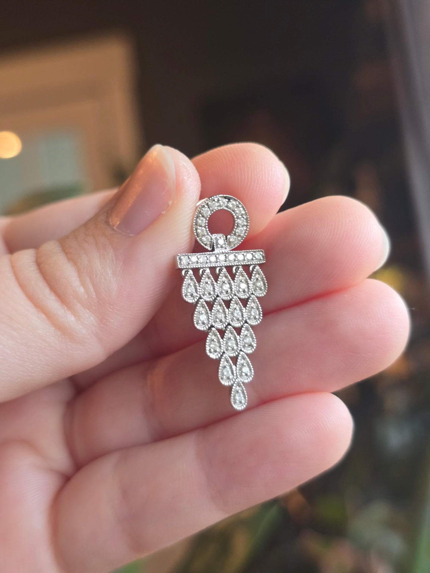 18K 0.33 CTW Diamond Pendant
