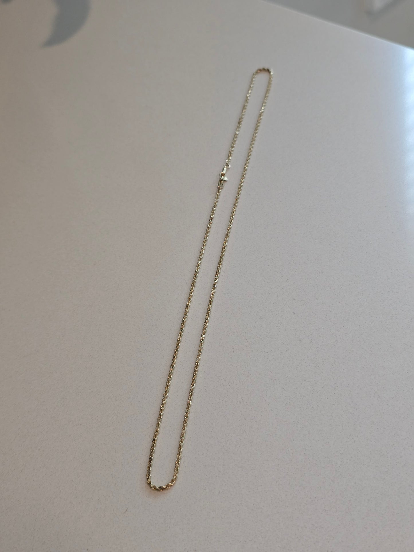 14k Yellow Gold Rope Chain