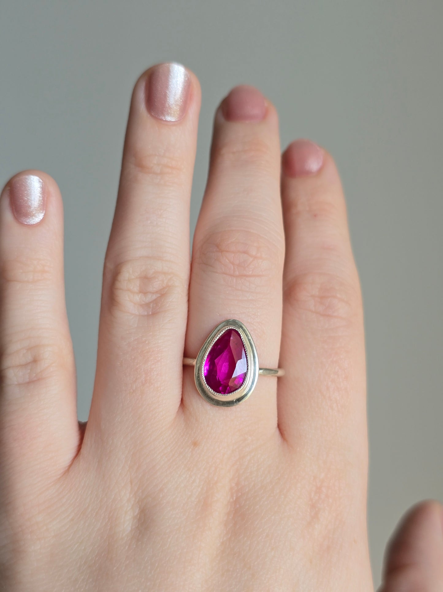 Pink Sapphire Ring