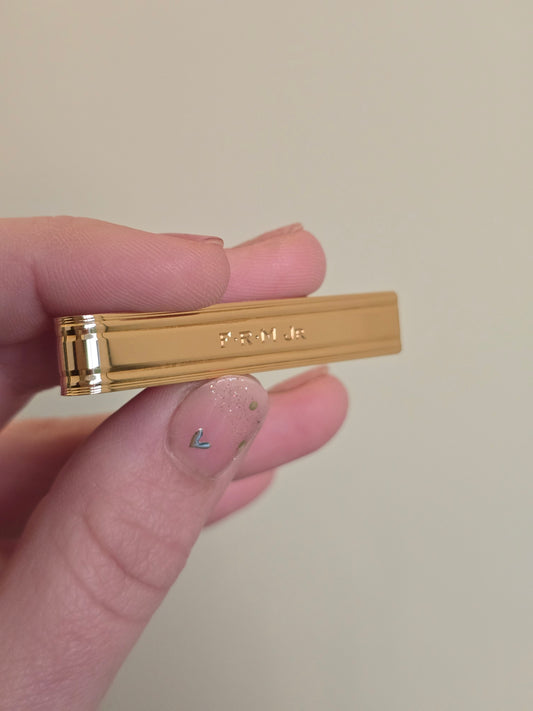 Tiffany & Co. 14K Grooved Tie Clip