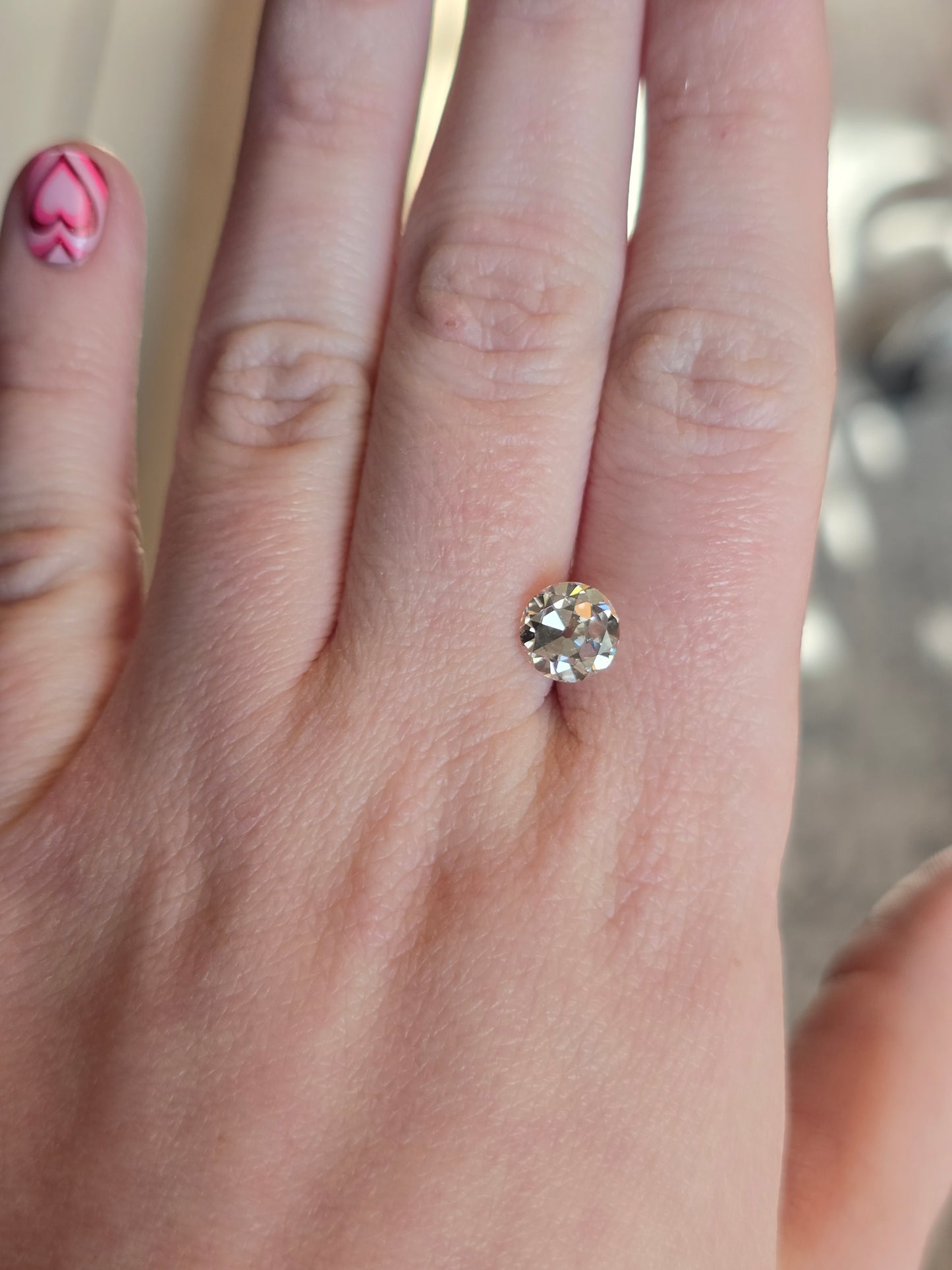 2.01ct Round Old European Cut Lab Diamond