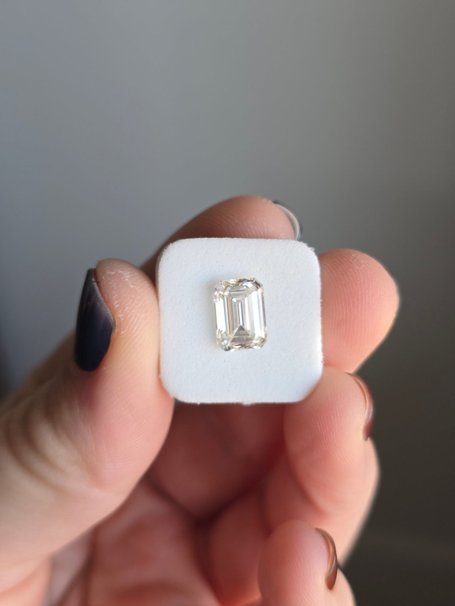 2.54ct Emerald Cut Lab Grown Diamond with IGI Report