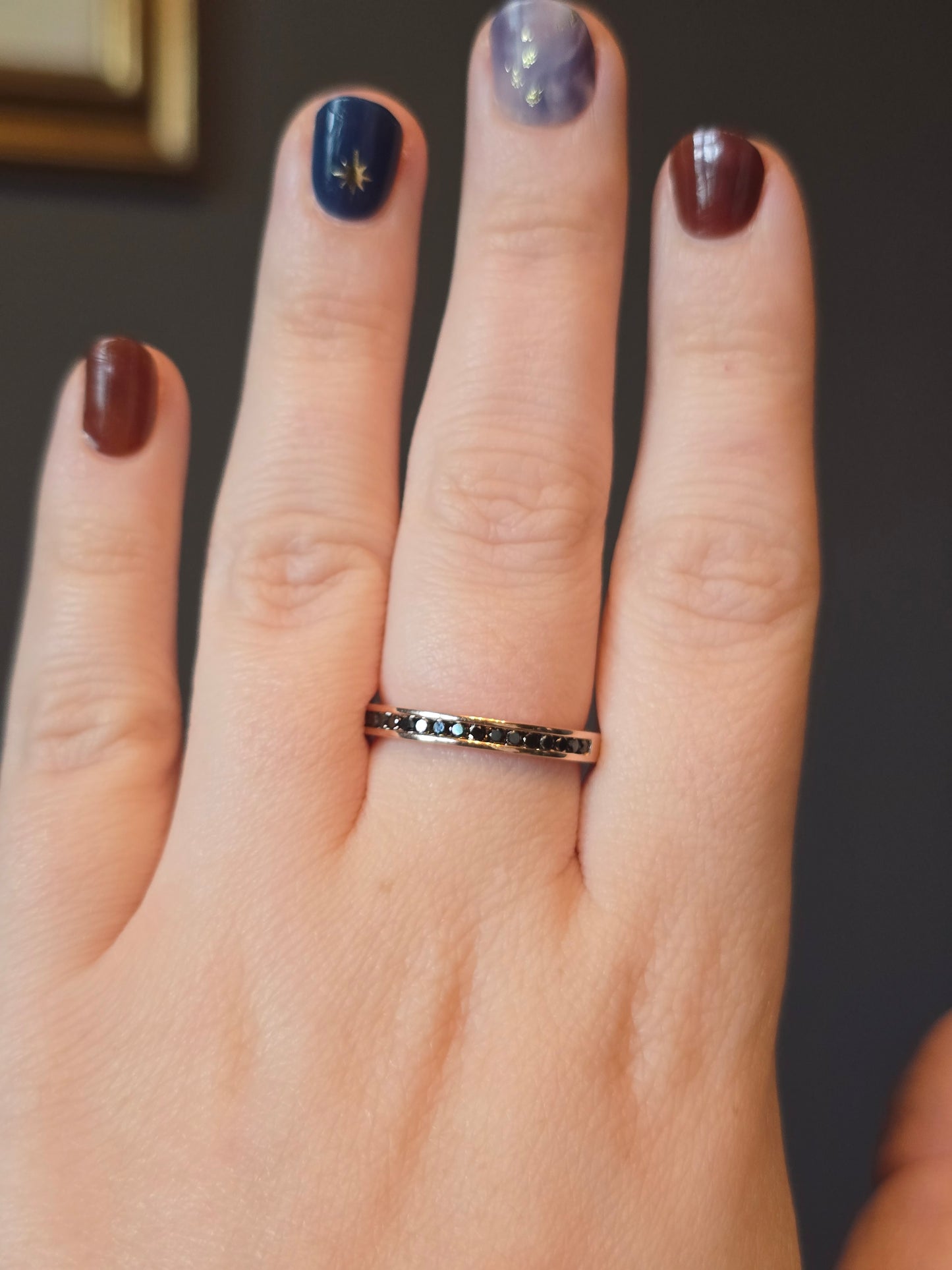 14K 0.25 CTW Fancy Color Diamond Ring in Rose Gold