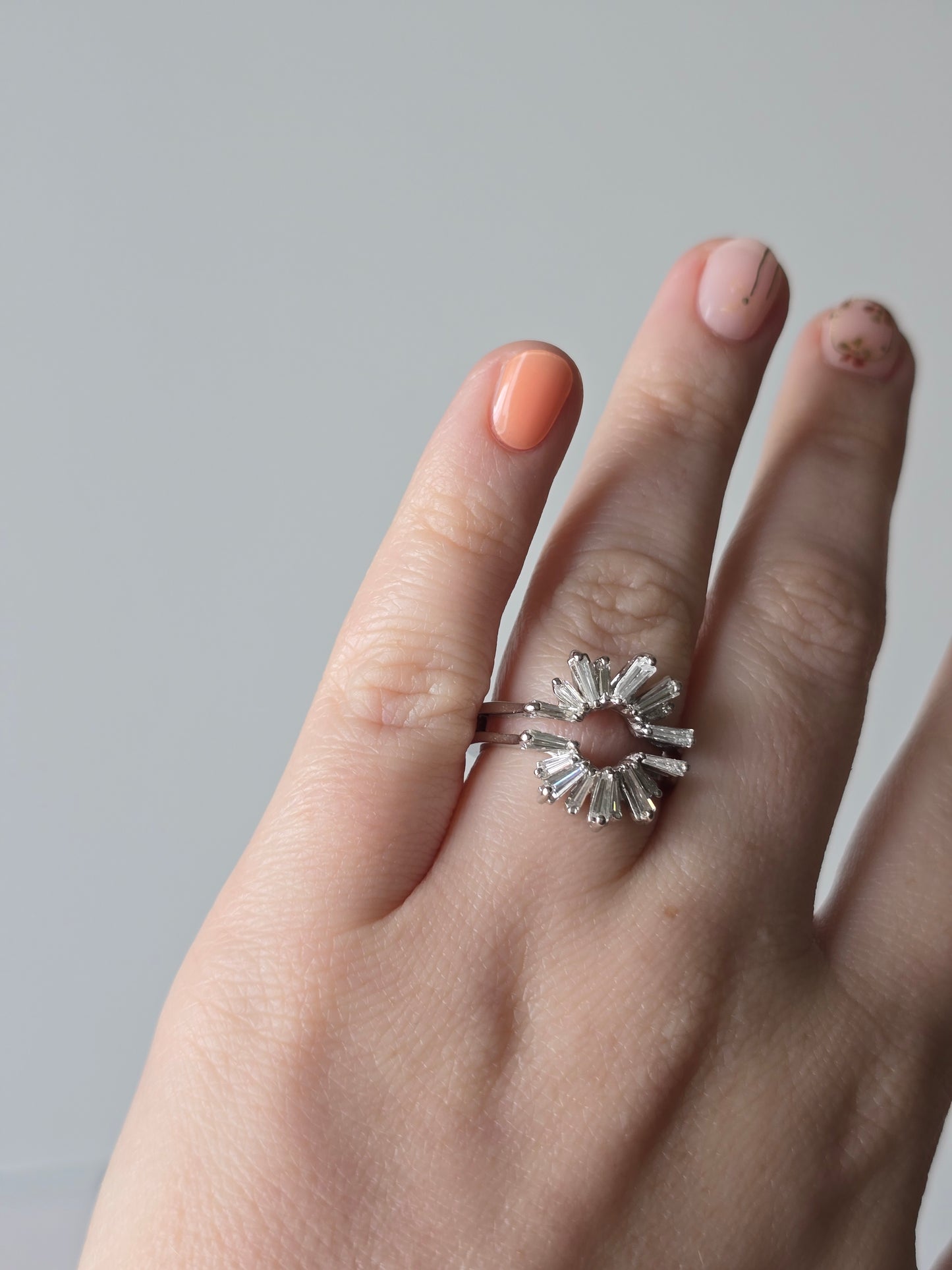 14K 0.67 CTW Diamond Enhancer Ring