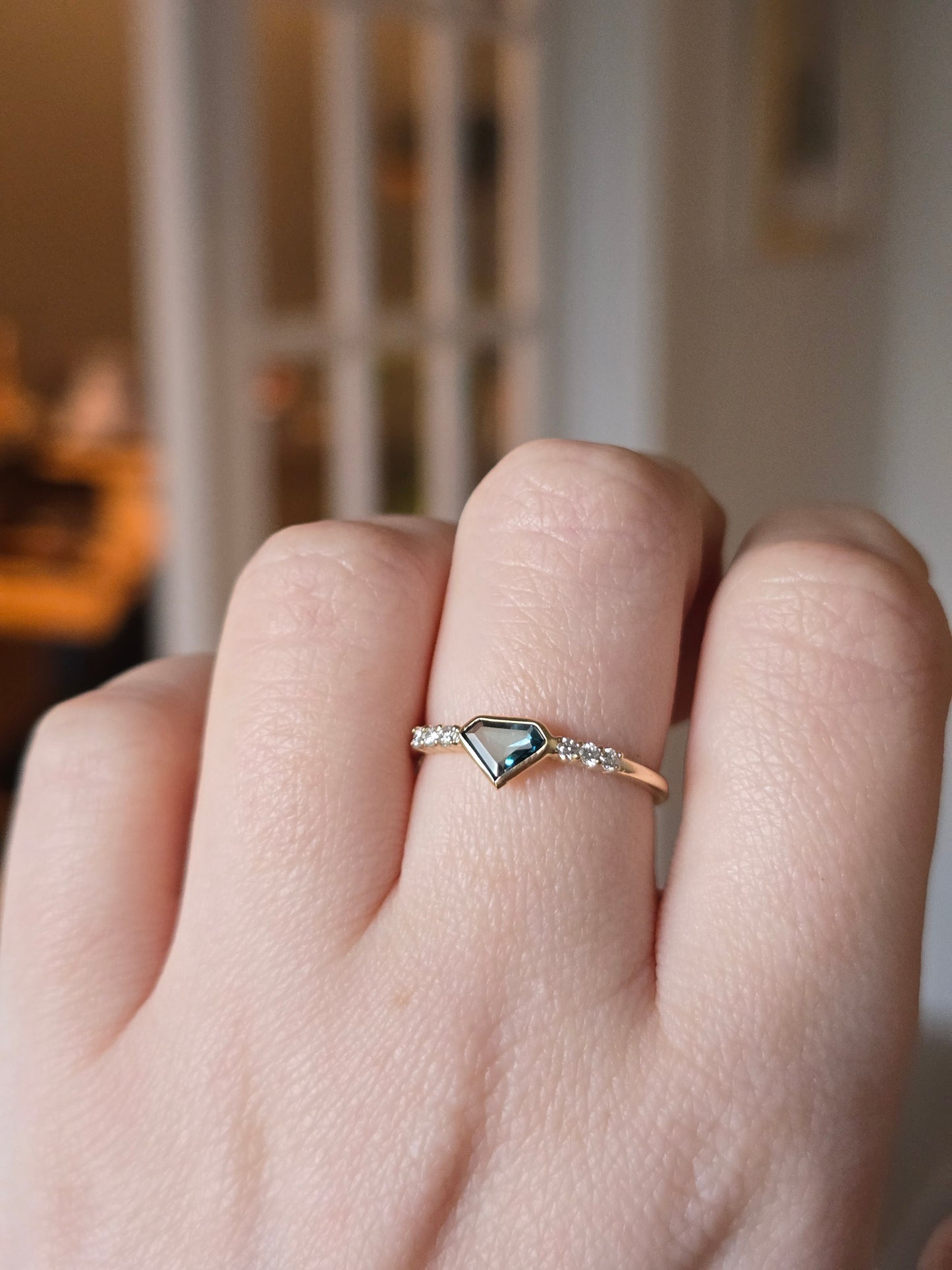 10k Lab Diamond Ring