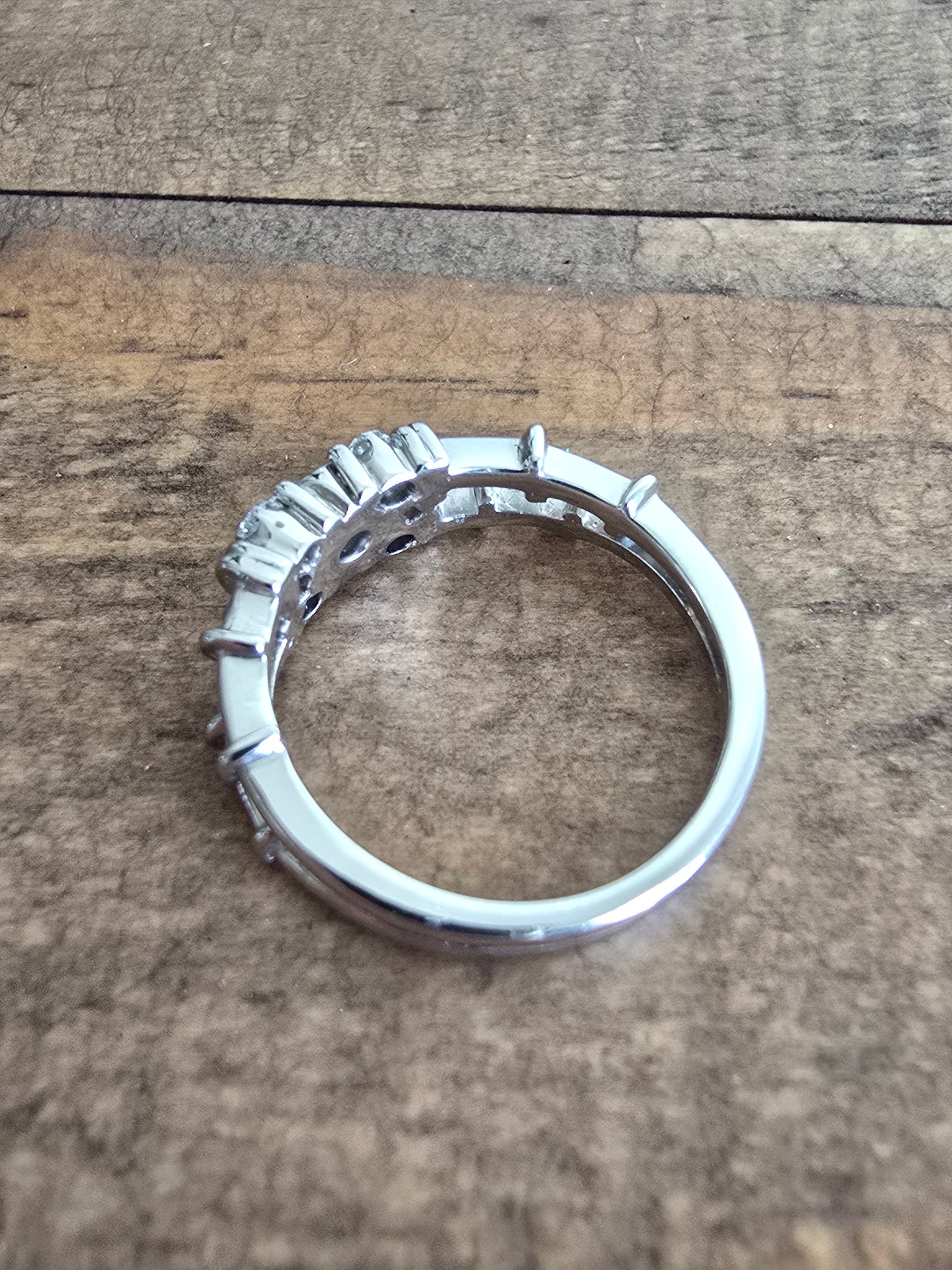 18k White Gold Bamboo Ring
