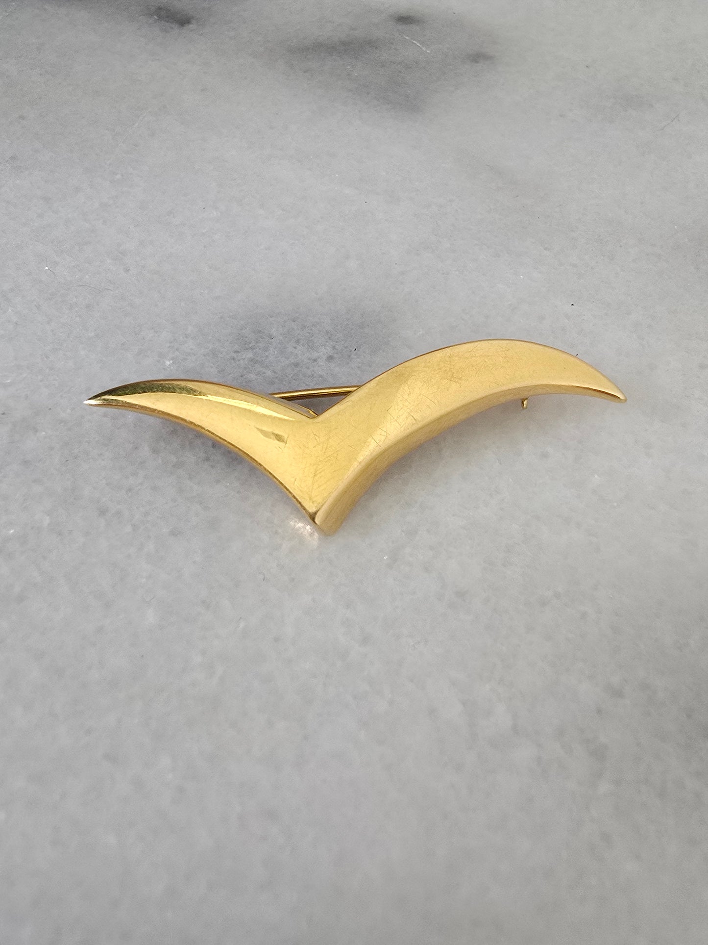 Tiffany & Co. 18K Seagull Brooch
