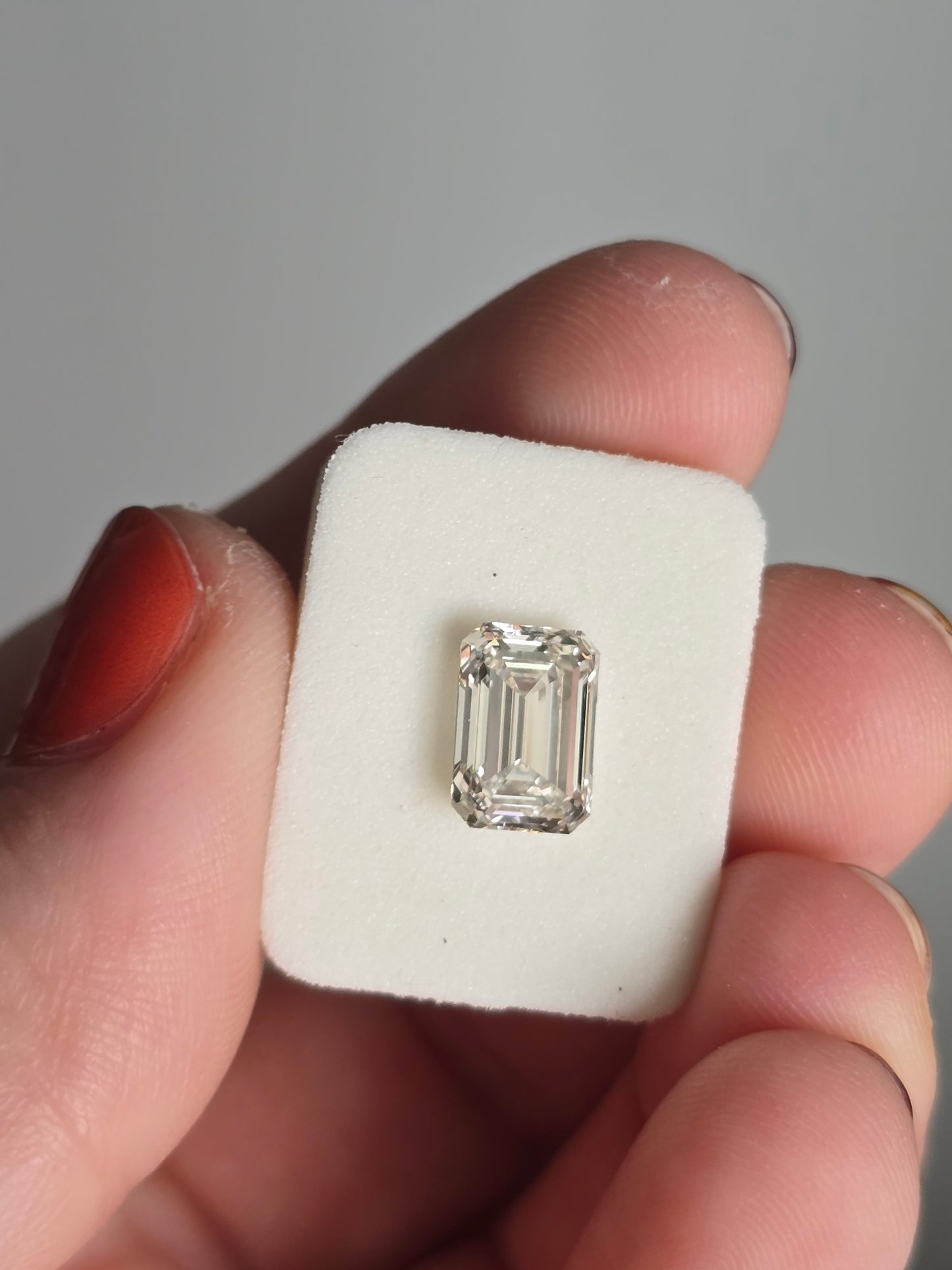 2.45ct Emerald Cut Lab Grown Diamond with IGI Report