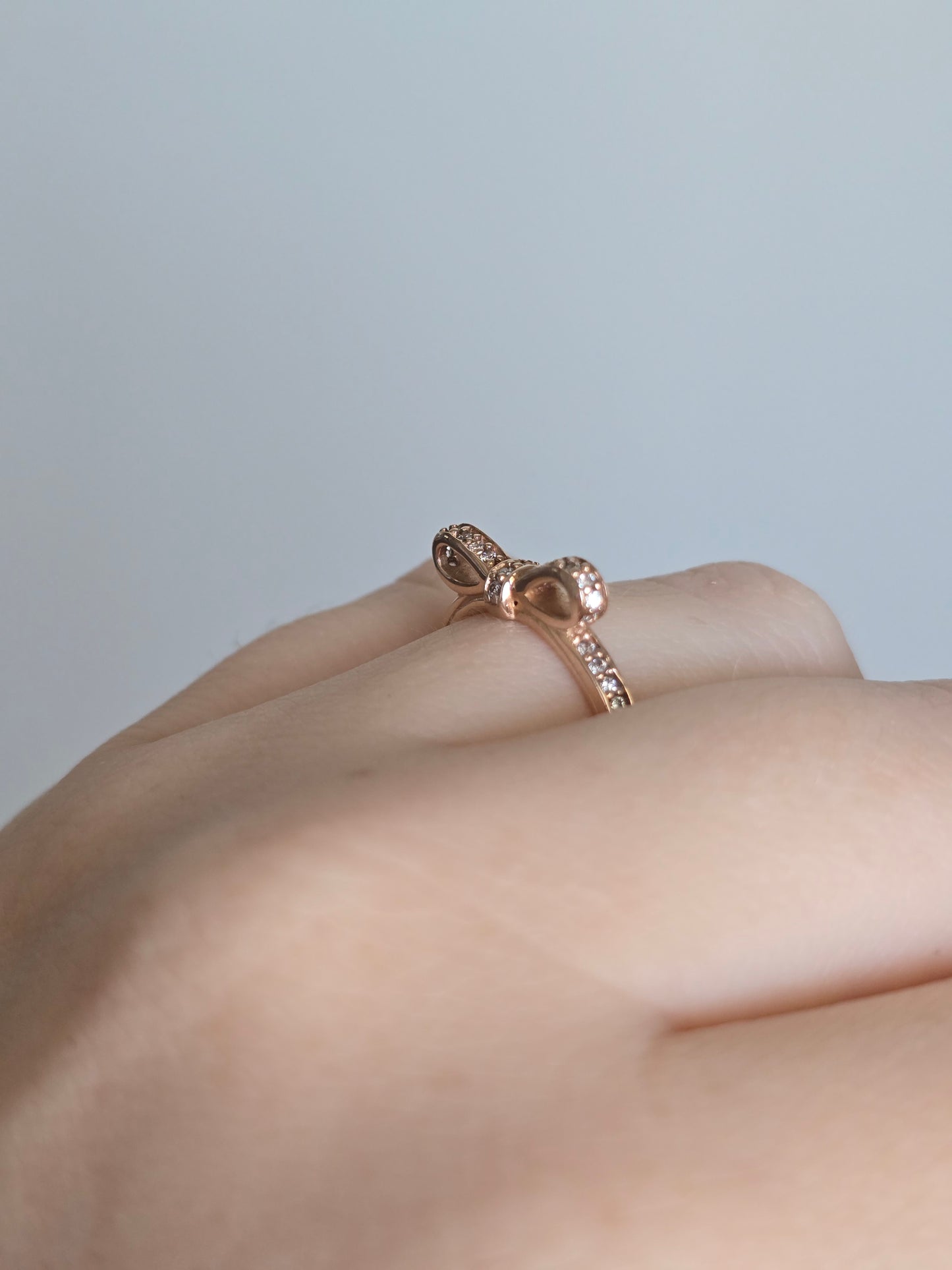 Pandora Rose Gold Bow Ring