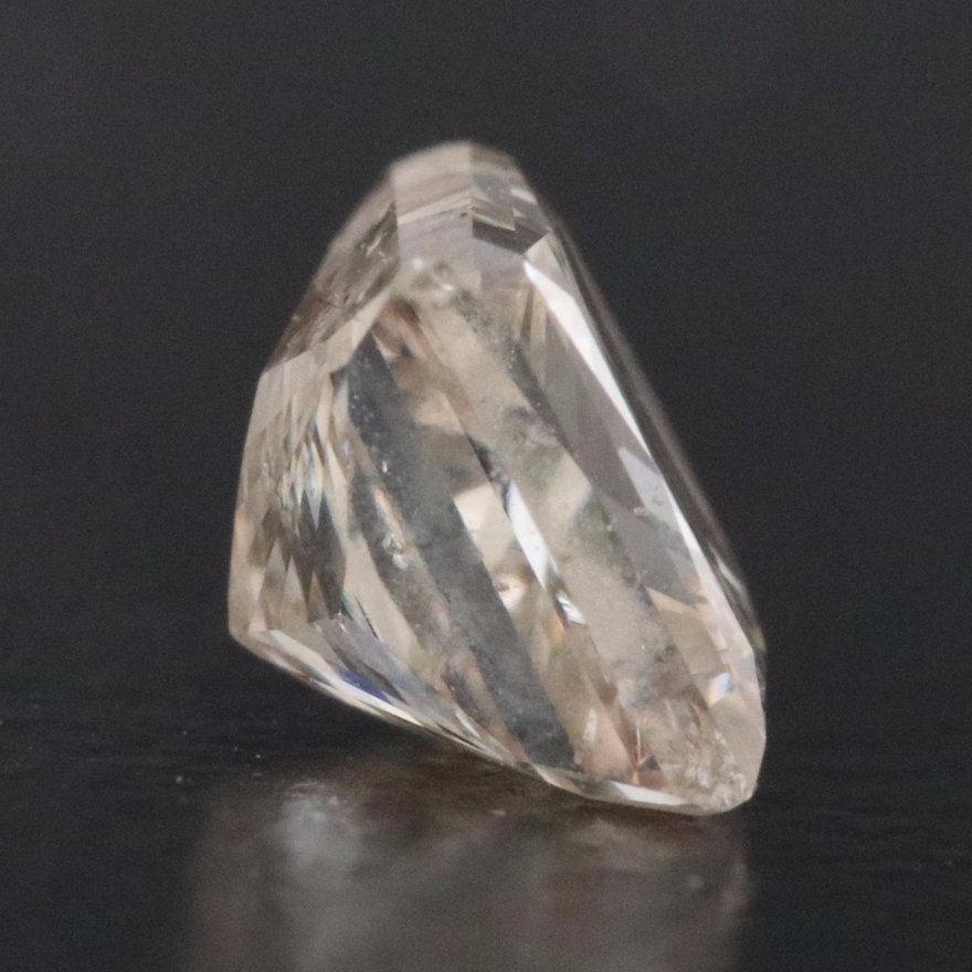 Natural 0.72 CT Square Cut Diamond