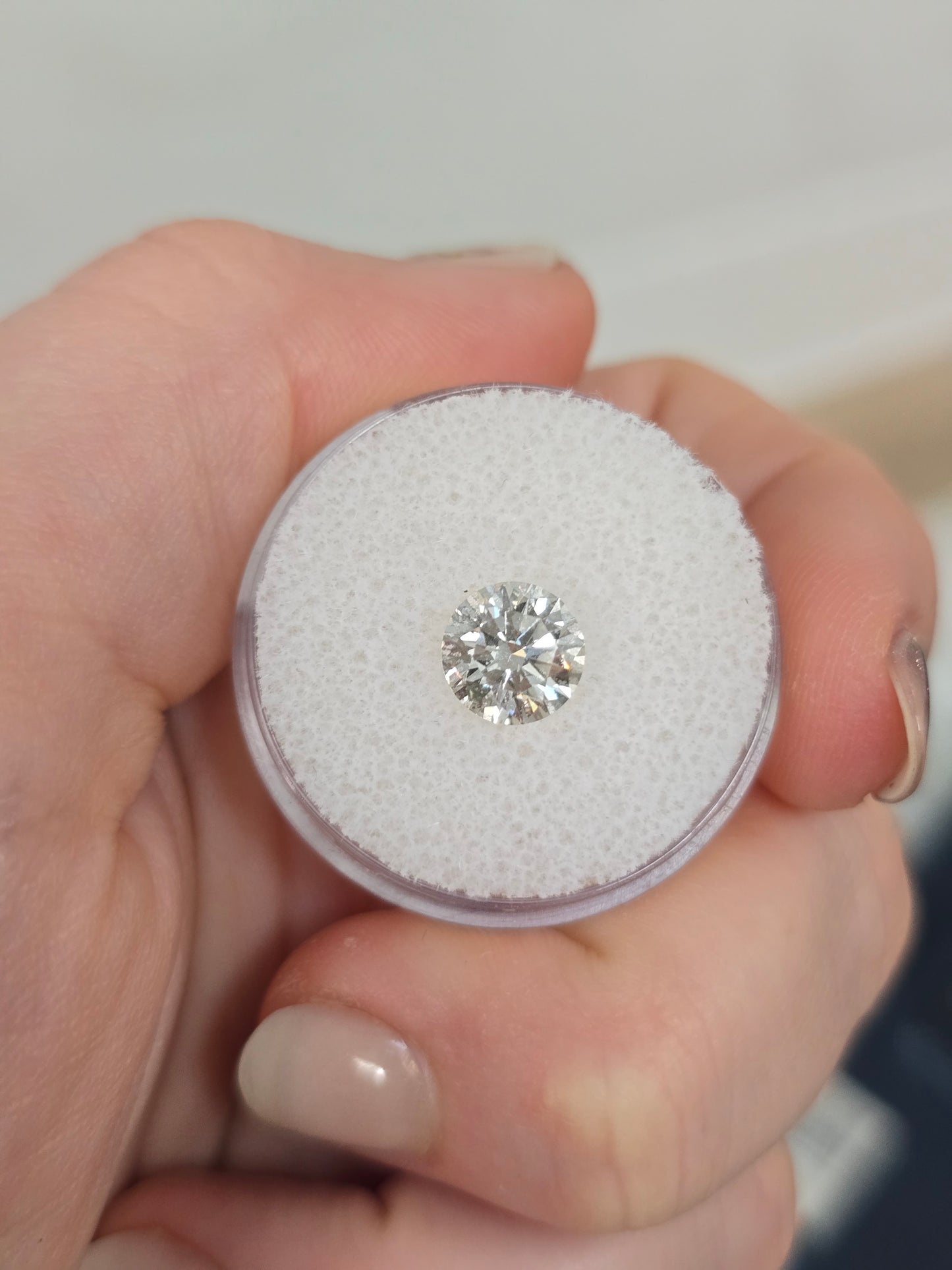 Loose 1.57 CT Round Lab Grown Diamond
