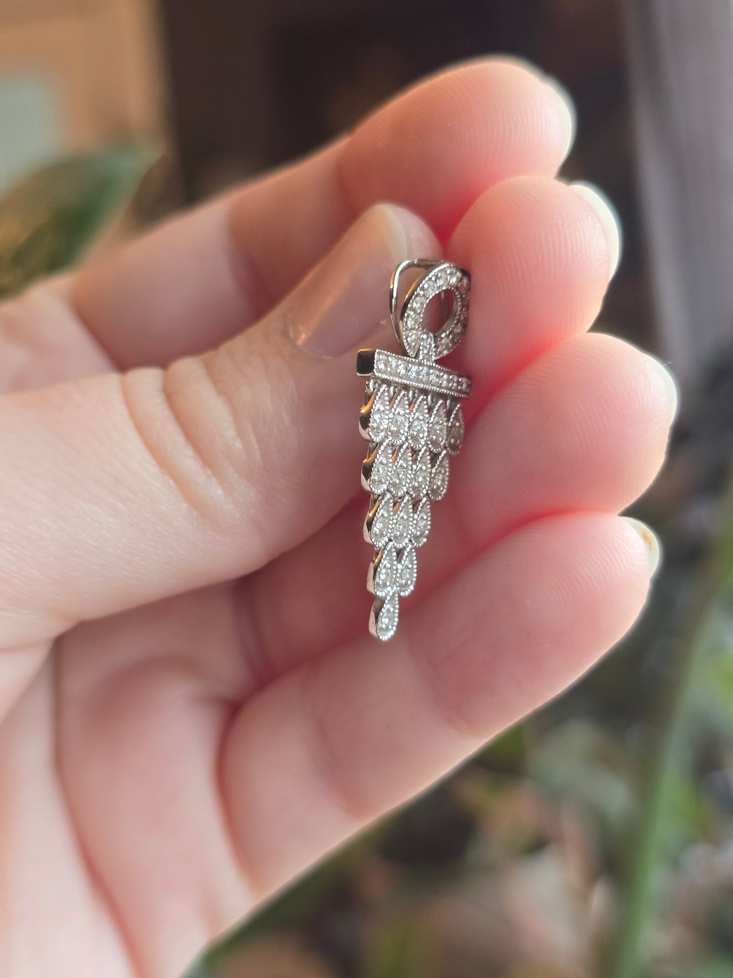 18K 0.33 CTW Diamond Pendant