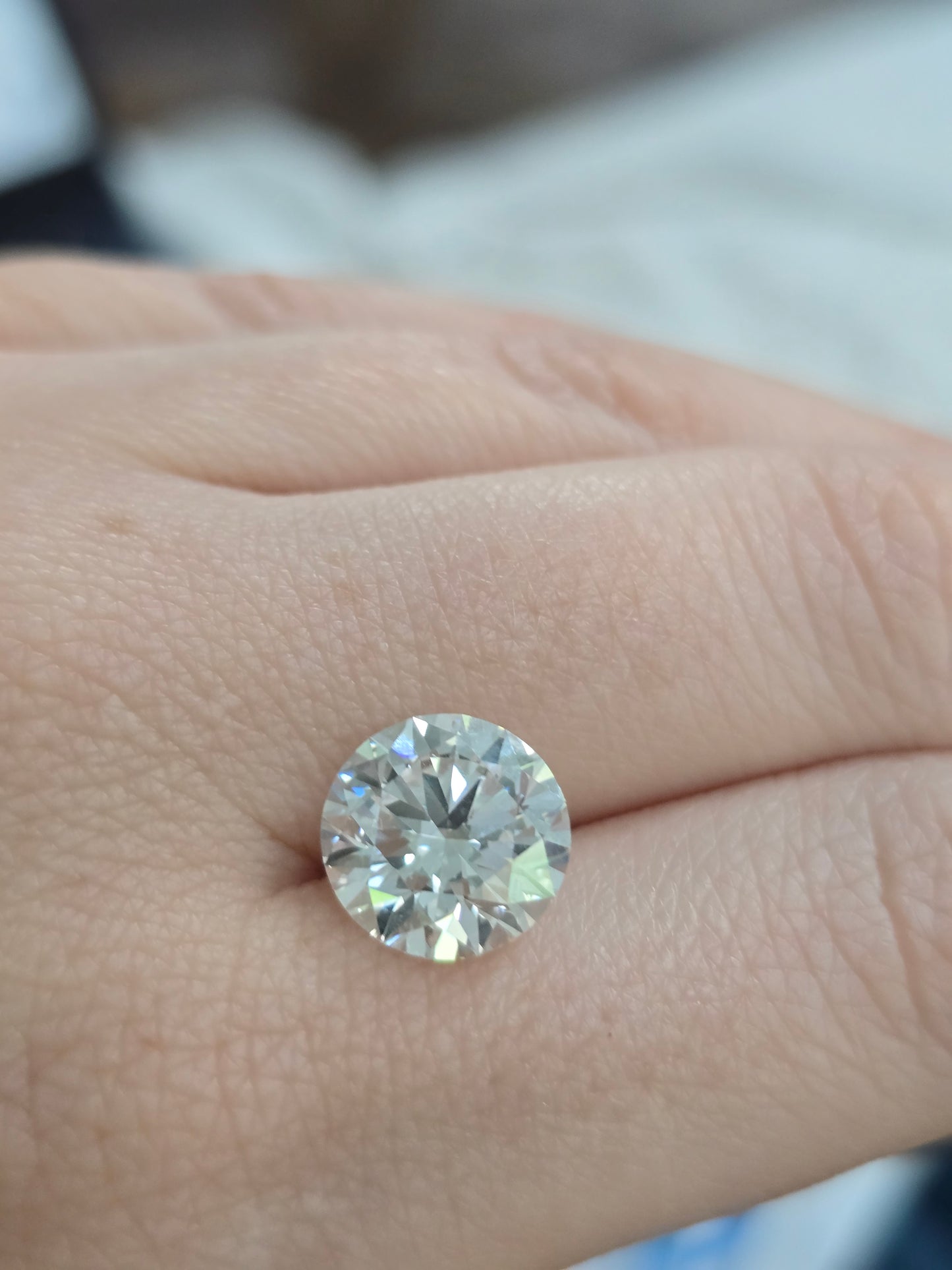 5.07ct Round Lab Diamond