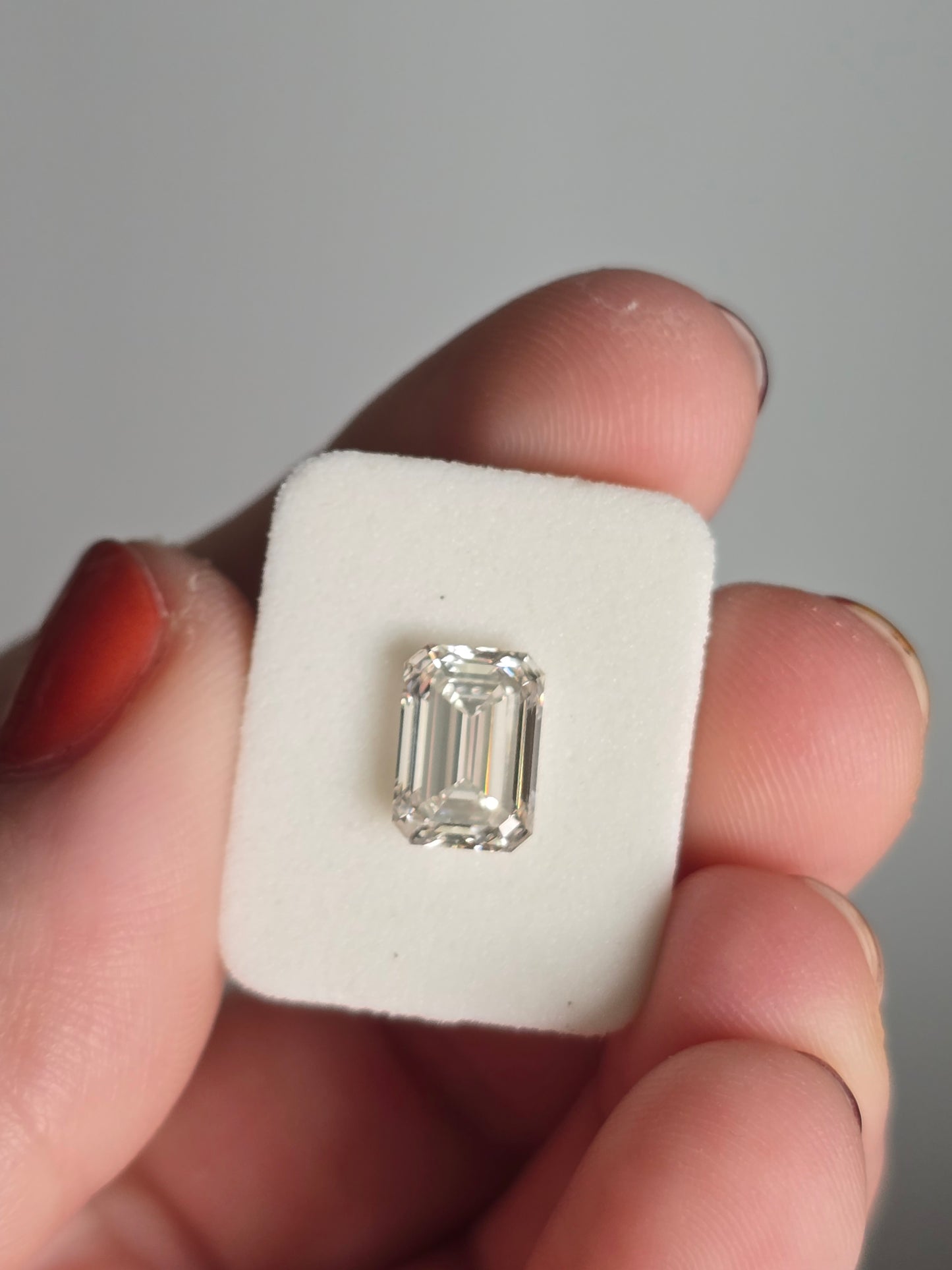2.45ct Emerald Cut Lab Grown Diamond with IGI Report