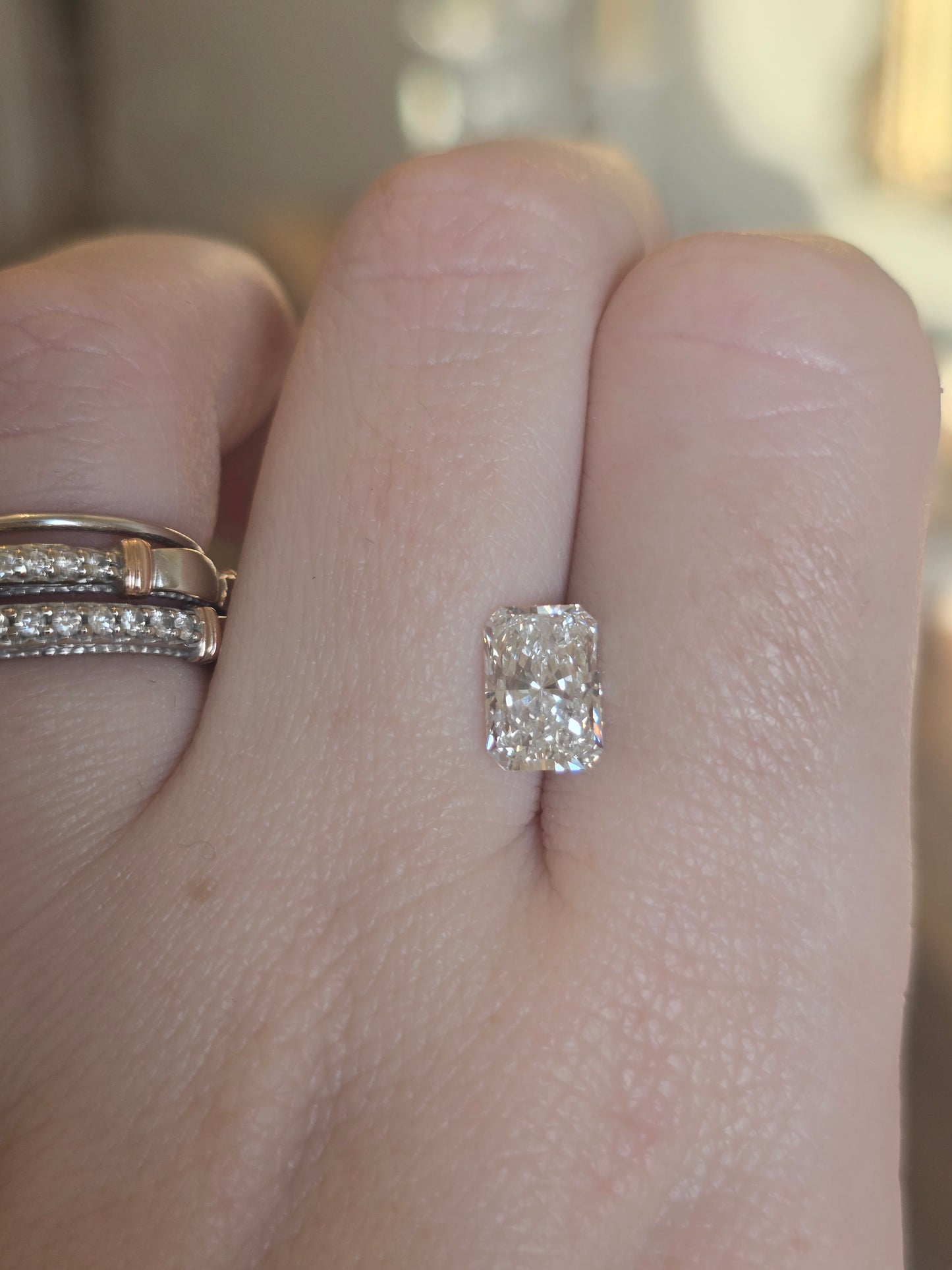 1.8ct Radiant Lab Grown Diamond with IGI Report