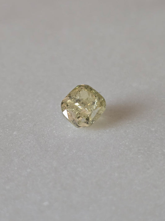 Loose 0.89ct Natural Fancy Yellow Diamond