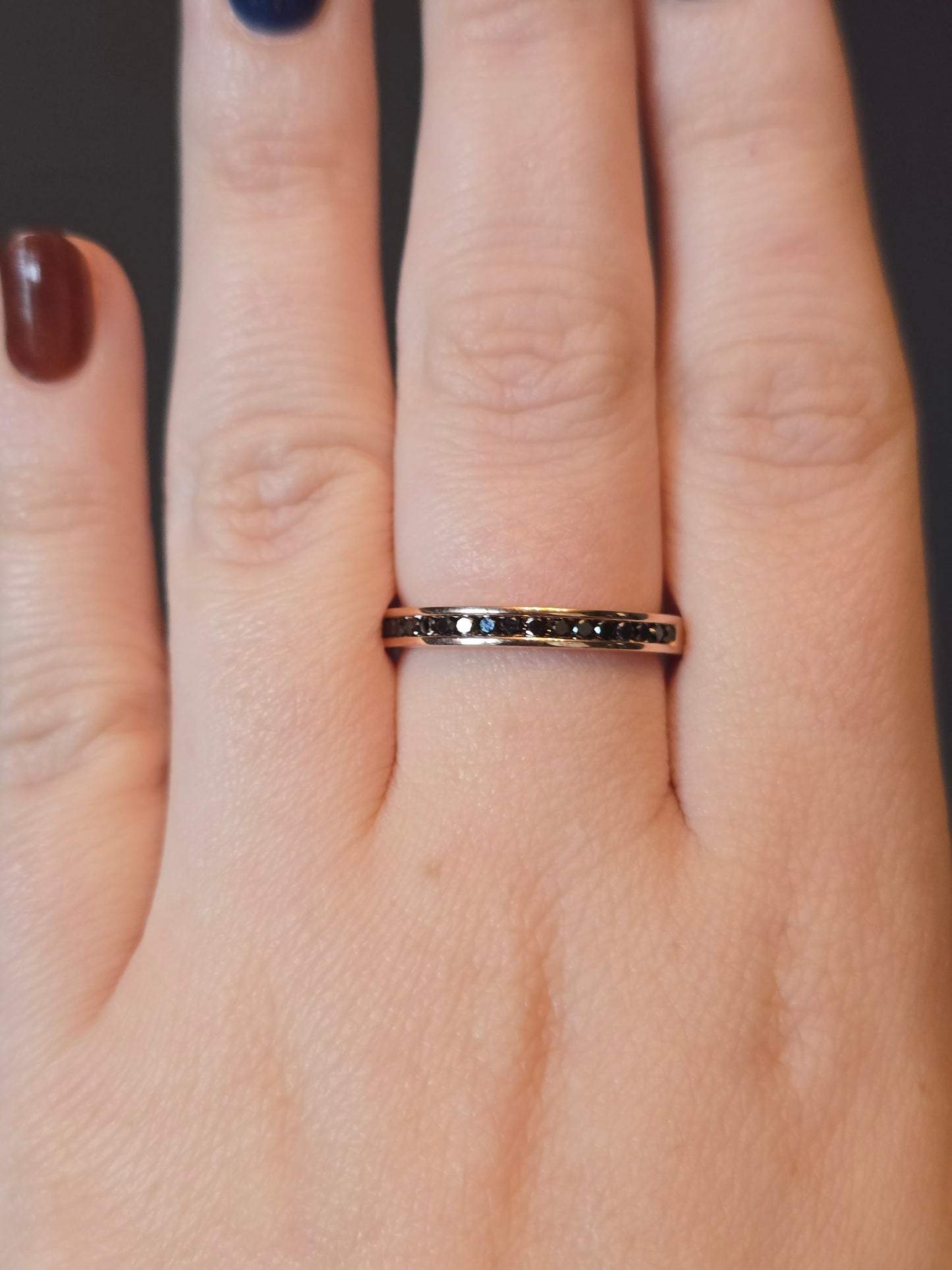 14K 0.25 CTW Fancy Color Diamond Ring in Rose Gold