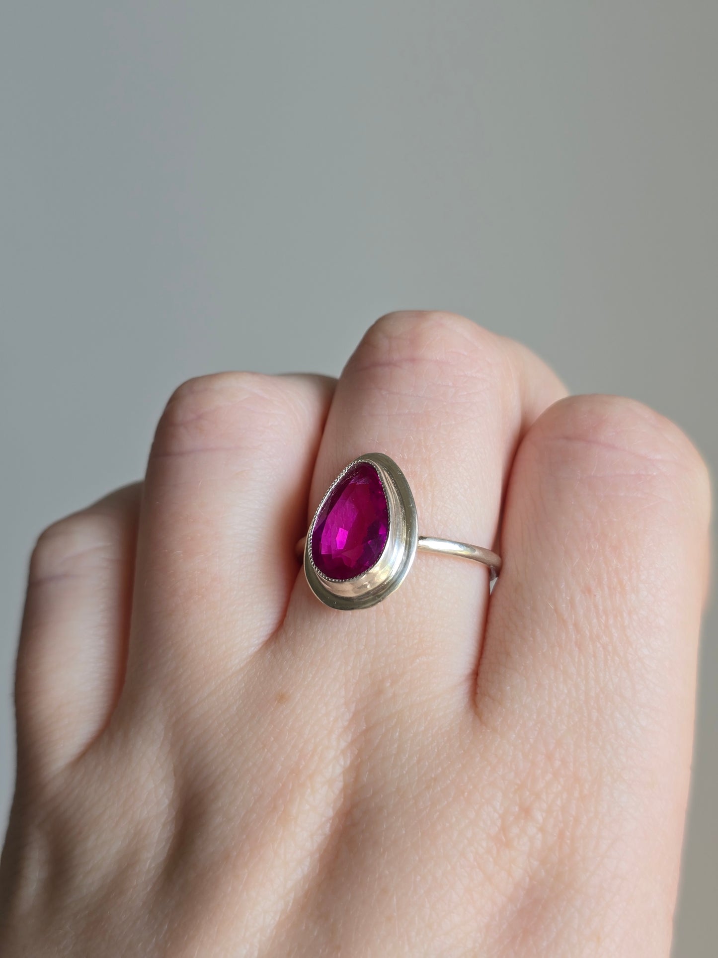 Pink Sapphire Ring
