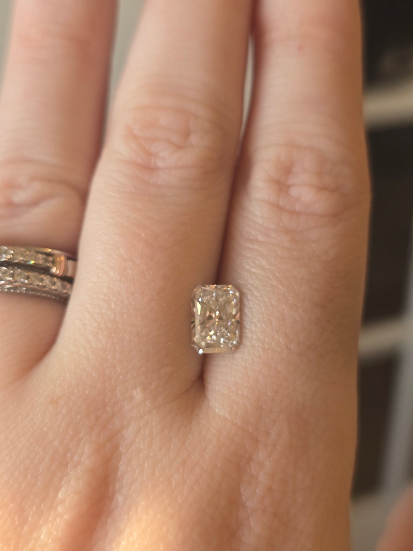 1.8ct Radiant Lab Grown Diamond with IGI Report