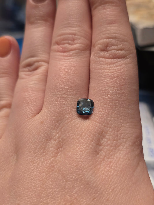 Loose Cushion Cut 1.5ct Fancy Blue Lab Diamond