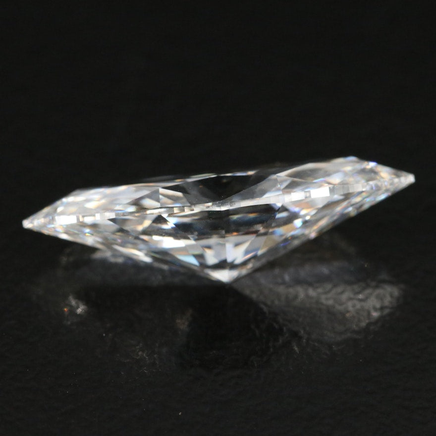 Loose 4.78 CT Marquise Lab Grown Diamond with IGI Report
