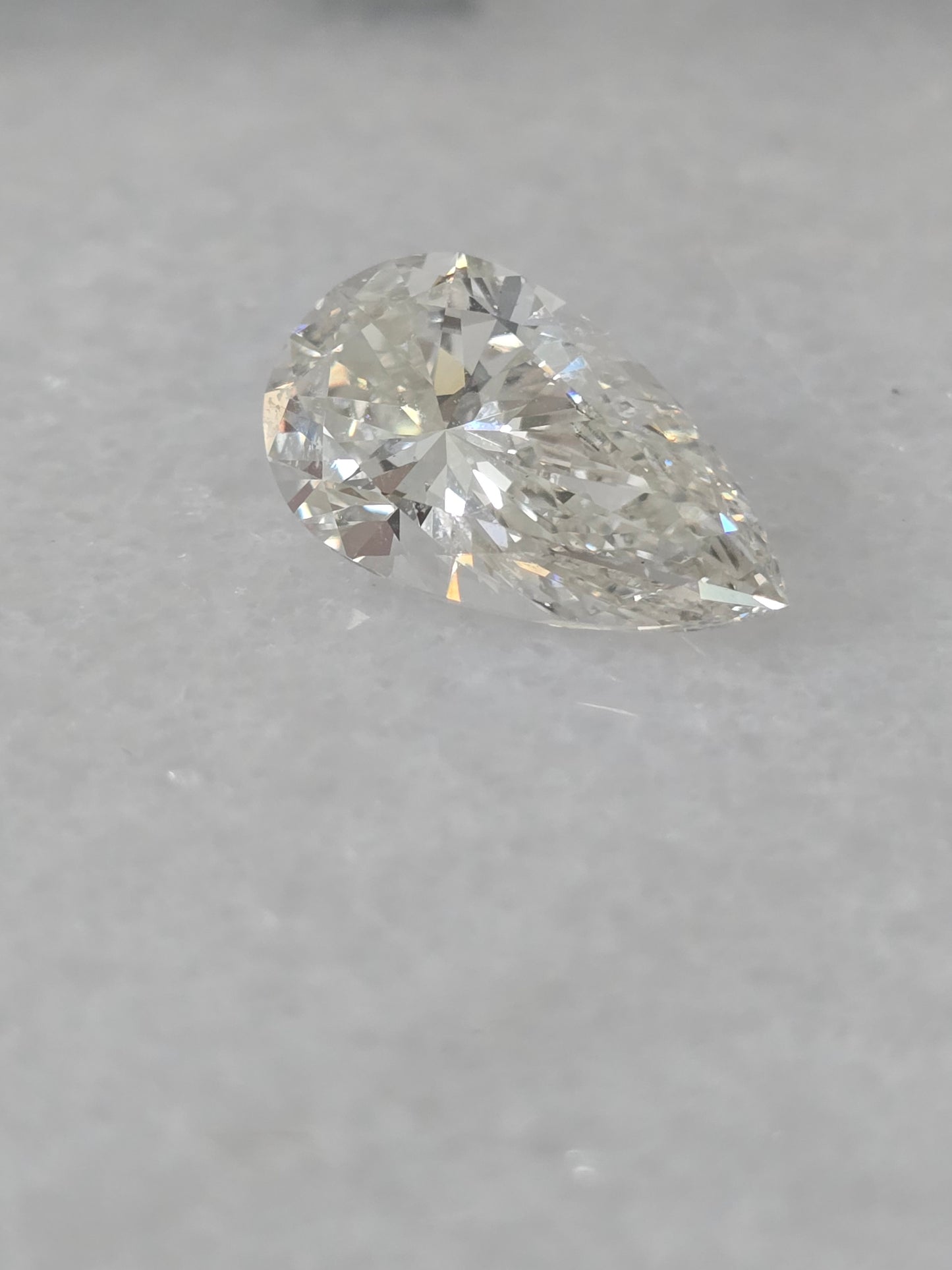 Loose 4.74ct Pear Lab Grown Diamond with IGI Report