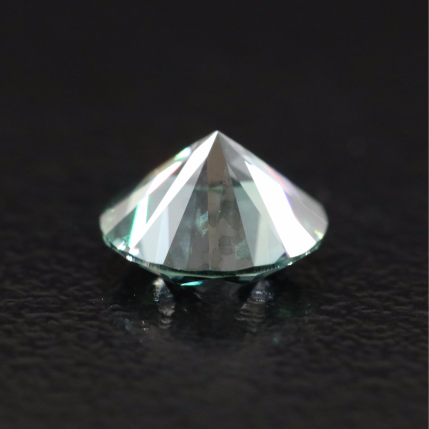 Loose 1.07 CT Round Lab Grown Fancy Green Diamond