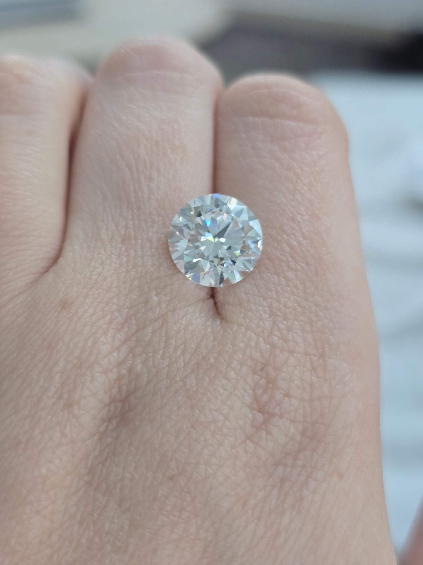 5.07ct Round Lab Diamond