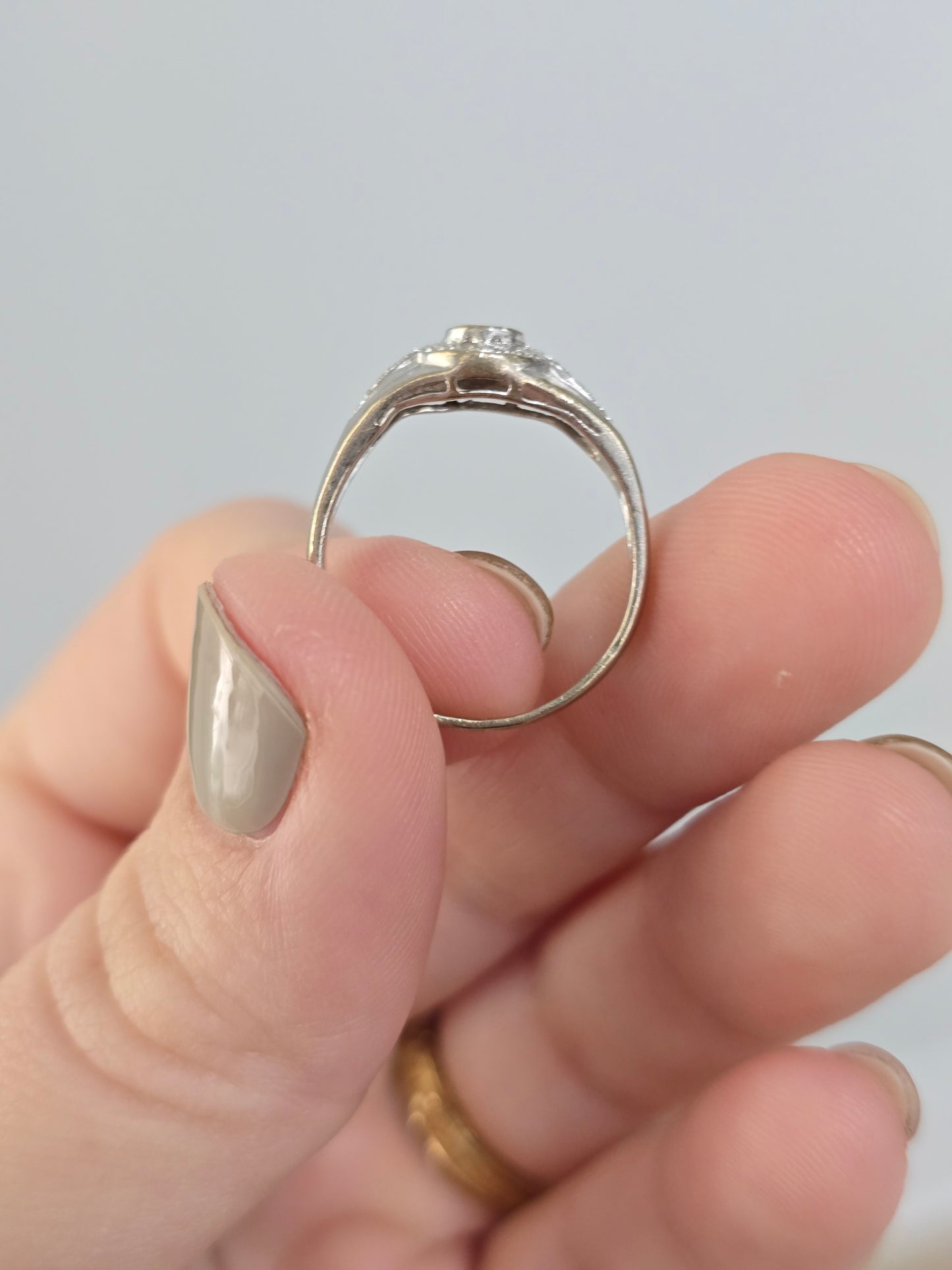 18K White Gold 0.24 CTW Diamond Ring