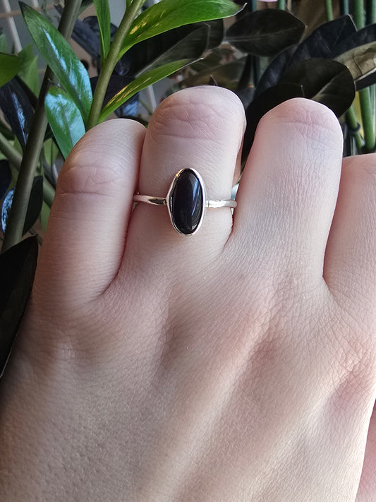 Black Opal Ring