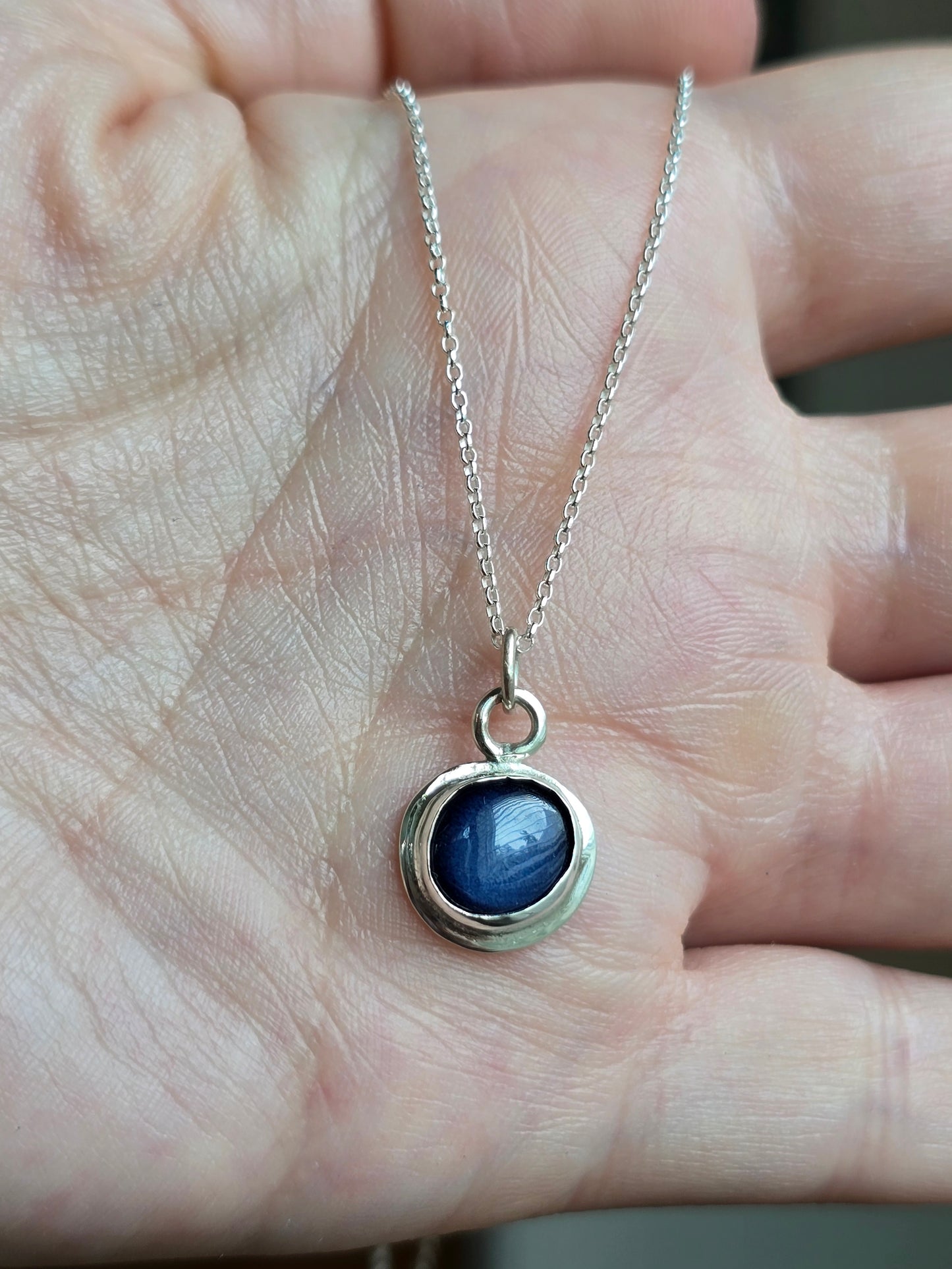 Tide Star Sapphire Necklace